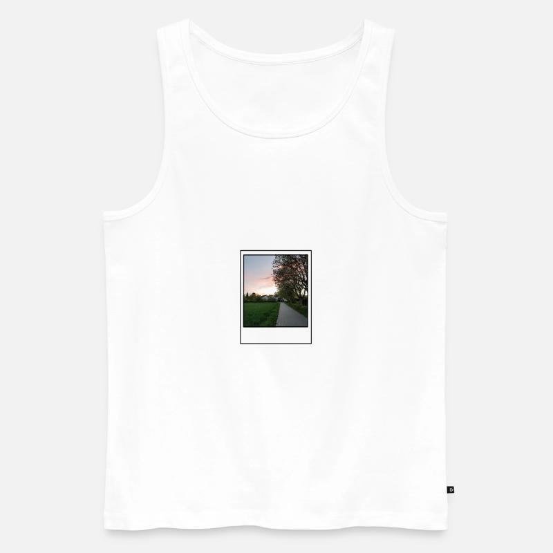 Photo - Männer Premium Bio Tank Top - Weiß