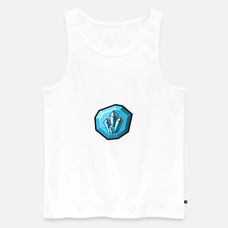 Element: Eis - Männer Premium Bio Tank Top - Weiß