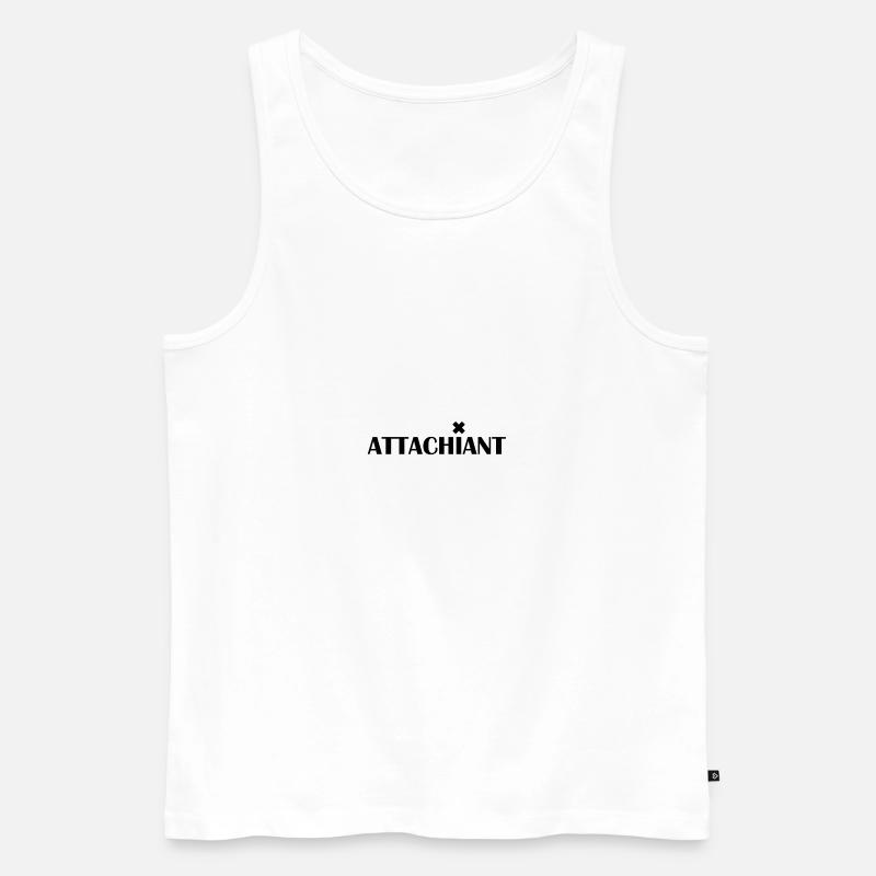 attachiant - Männer Premium Bio Tank Top - Weiß