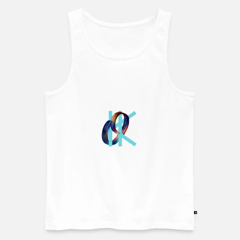 Okay - Männer Premium Bio Tank Top - Weiß