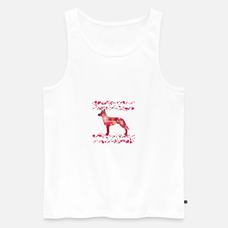 Australian Kelpie hund gassi hunde welpe geschenk - Männer Premium Bio Tank Top - Weiß