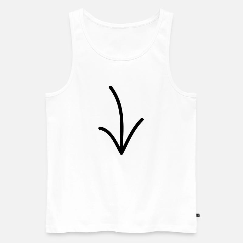 Das Kind bin ich! - Männer Premium Bio Tank Top - Weiß