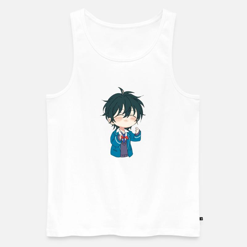Anime - Männer Premium Bio Tank Top - Weiß