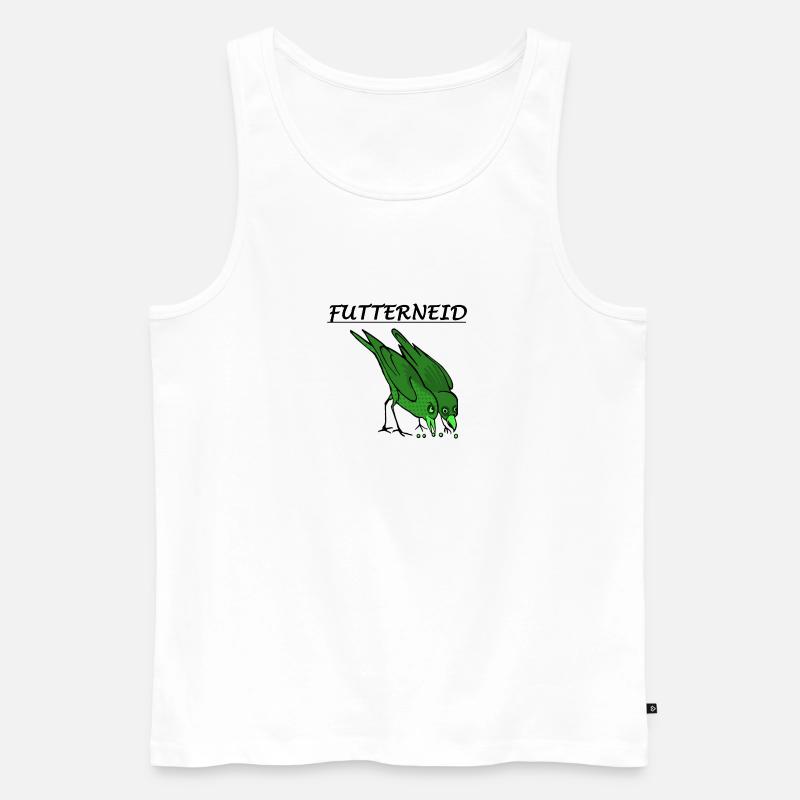 Futterneid - Männer Premium Bio Tank Top - Weiß