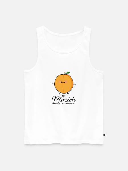 Mit vierzig - Männer Premium Bio Tank Top - Weiß