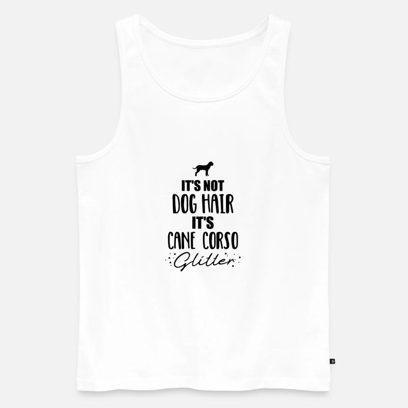 Cane Corso - Männer Premium Bio Tank Top - Weiß