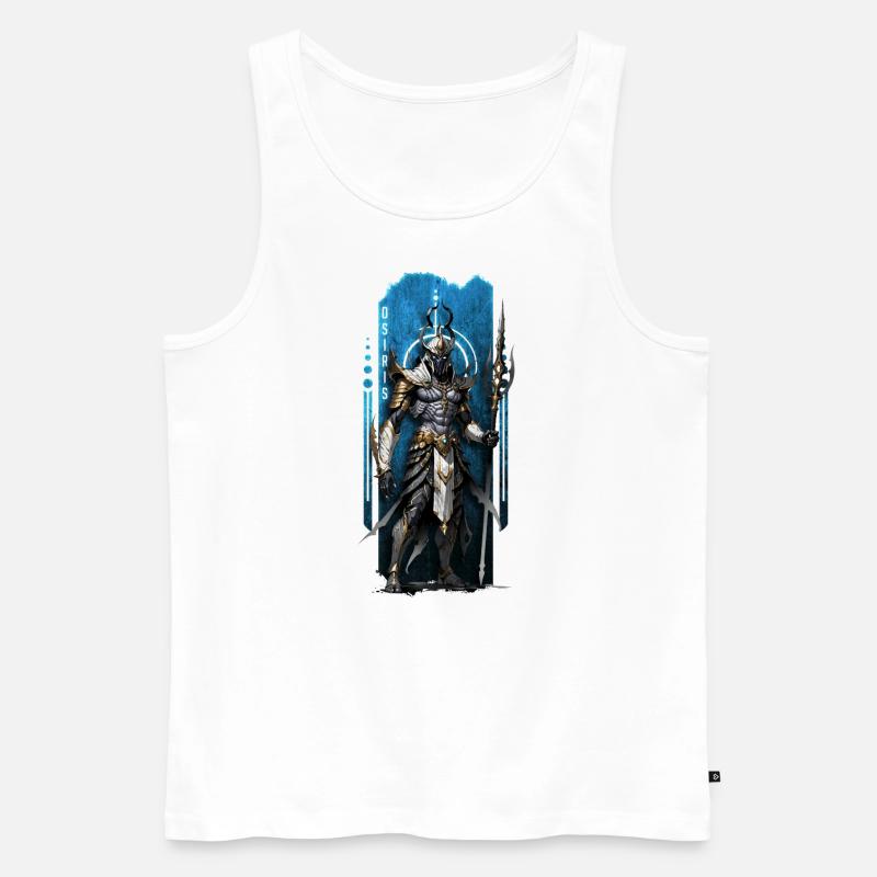 Osiris, Wächter des Jenseitsreichs - Männer Premium Bio Tank Top - Weiß
