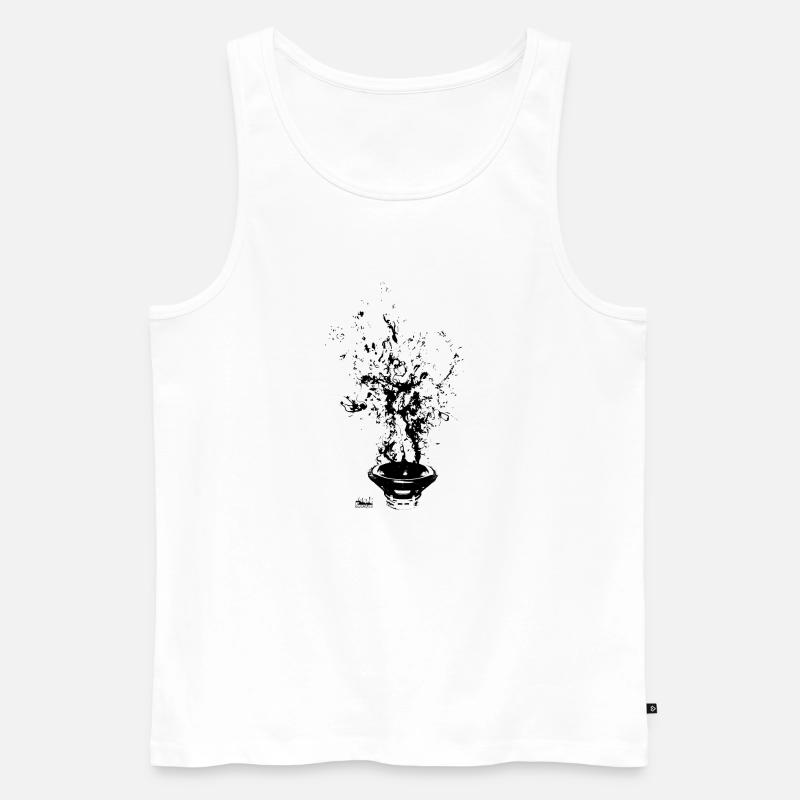 Splashboxen - Männer Premium Bio Tank Top - Weiß
