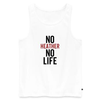 Keine Heide Kein Leben - Männer Premium Bio Tank Top - Weiß - Vorne - AI Model Male 178 light (178cm)