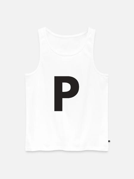 P - Débardeur bio Premium Homme - blanc