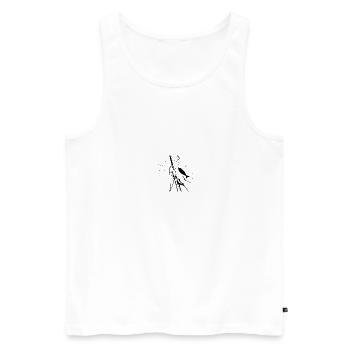 Wassersport - Männer Premium Bio Tank Top - Weiß - Vorne - Michal (187cm)