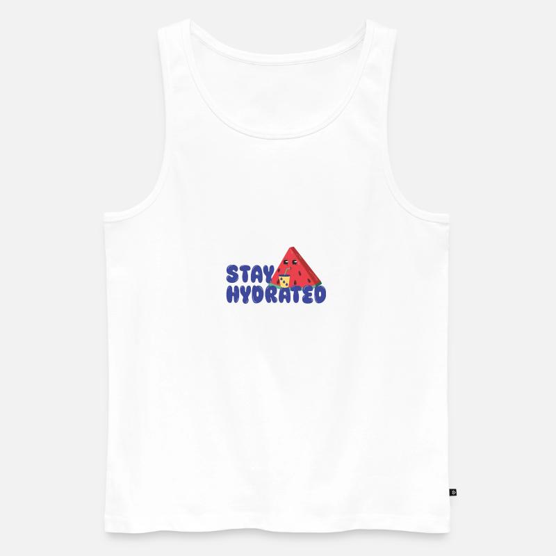 Sommer - Männer Premium Bio Tank Top - Weiß