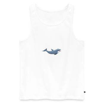 Meerestiere - Männer Premium Bio Tank Top - Weiß - Vorne - Michal (187cm)