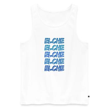 Elche als Tauchen - Männer Premium Bio Tank Top - Weiß - Vorne - Michal (187cm)