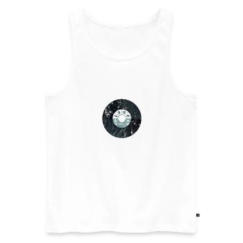 1966 Vintage Birthday Musik - Männer Premium Bio Tank Top - Weiß - Vorne - Michal (187cm)