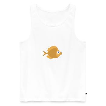 Meerestiere - Männer Premium Bio Tank Top - Weiß - Vorne - Michal (187cm)
