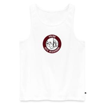 Gute Besserung Polier Krank Gesundheit Genesung - Männer Premium Bio Tank Top - Weiß - Vorne - Michal (187cm)
