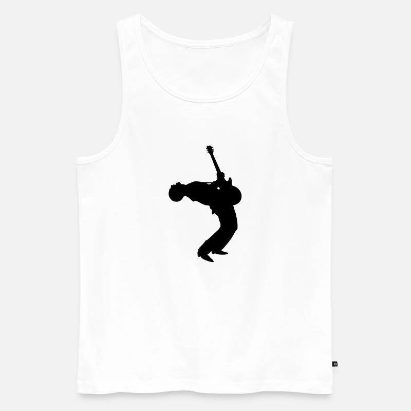 Axeman - Männer Premium Bio Tank Top - Weiß
