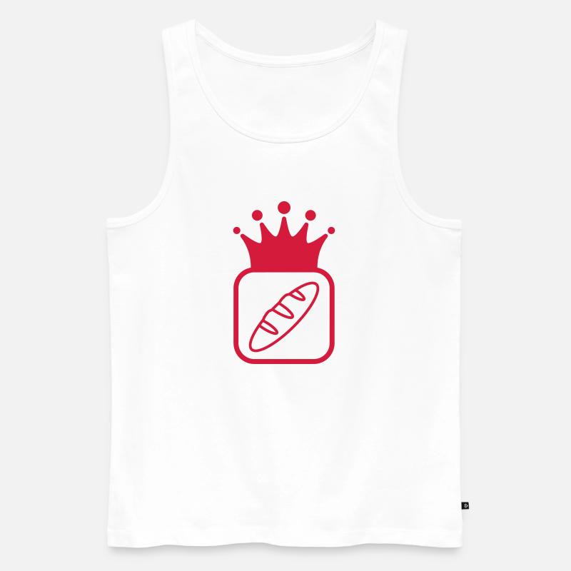 Bäcker / Bäckerei / Bäckerin / Brot - Männer Premium Bio Tank Top - Weiß