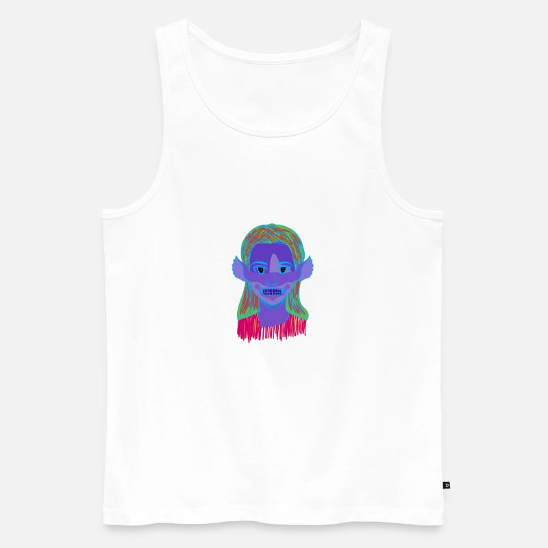 Bad Witch TwO - Männer Premium Bio Tank Top - Weiß
