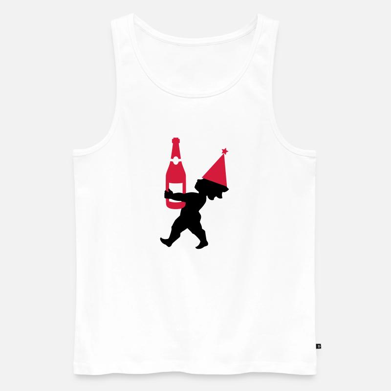Cupido Party - Männer Premium Bio Tank Top - Weiß