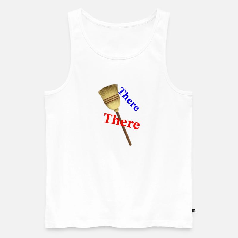 Dort - Männer Premium Bio Tank Top - Weiß