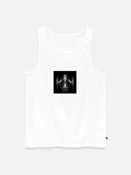 Green Monster - Männer Premium Bio Tank Top - Weiß