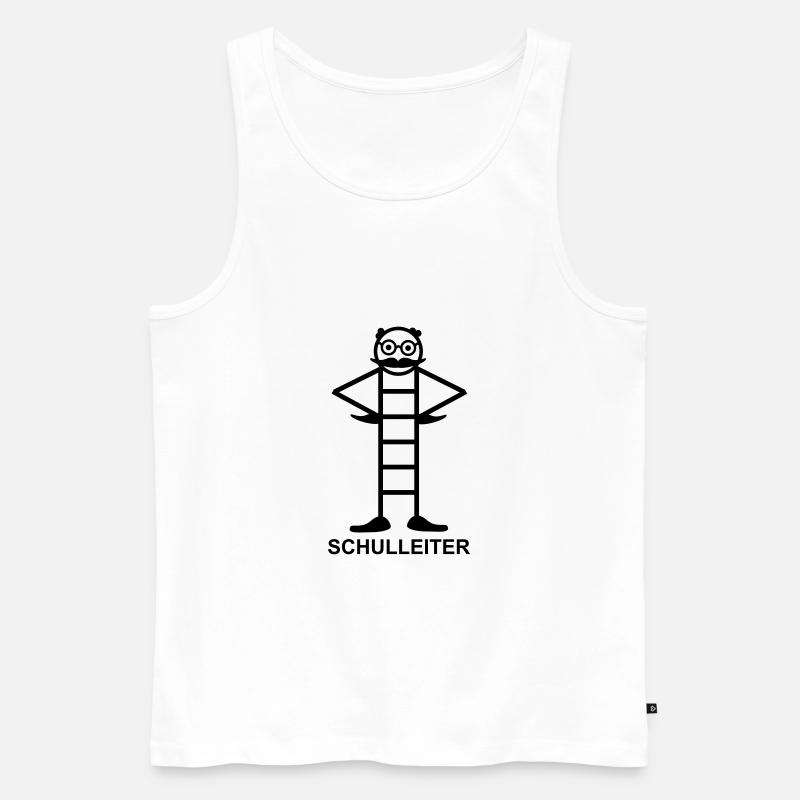Schulleiter- Lehrer - Männer Premium Bio Tank Top - Weiß
