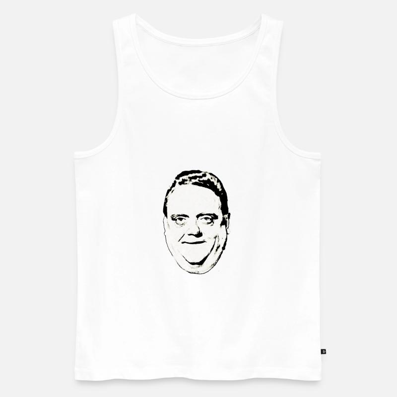 Johnny Bode - Männer Premium Bio Tank Top - Weiß
