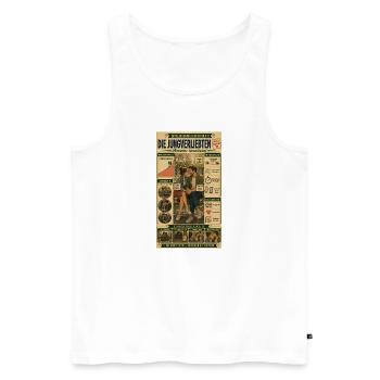 Die Jungverliebten – Frisch verliebt - Männer Premium Bio Tank Top - Weiß - Vorne - Michal (187cm)