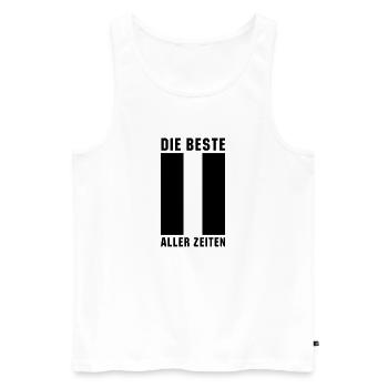 The best 11 of all time (1c) - Men's Premium Organic Tank Top - white - Front - Michal (187cm)