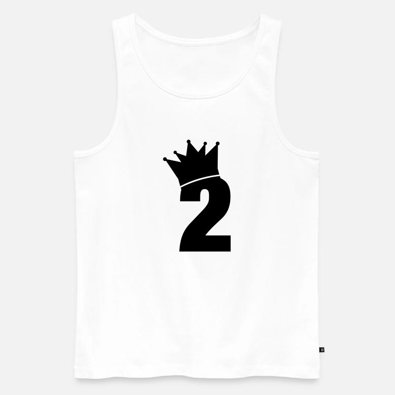 2_krone_f1 - Männer Premium Bio Tank Top - Weiß