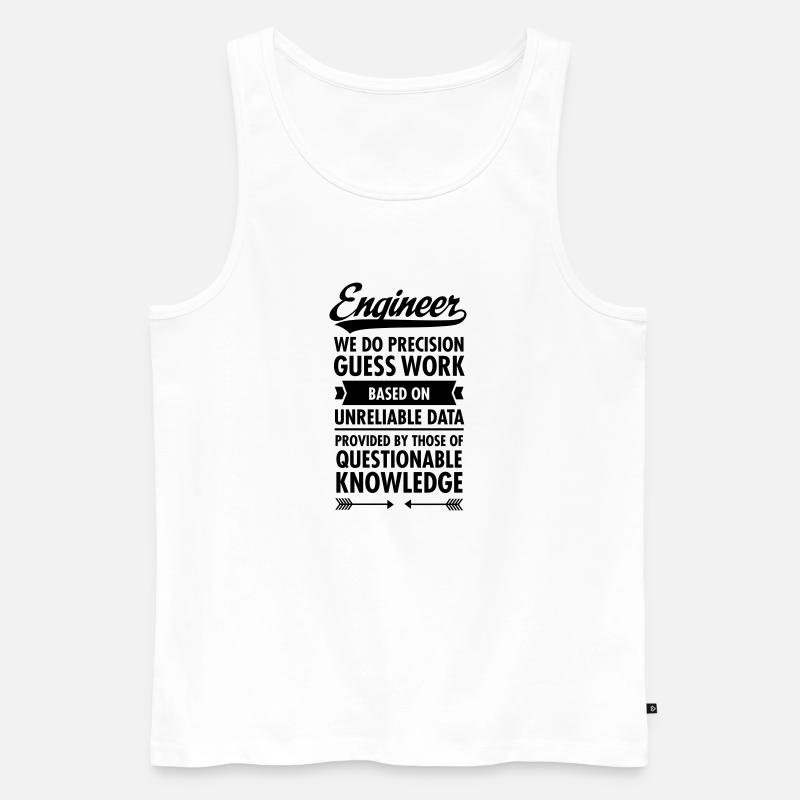 Engineer... - Männer Premium Bio Tank Top - Weiß