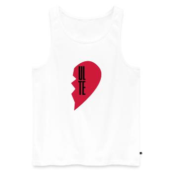 Soul Mate Couple Shirt - Männer Premium Bio Tank Top - Weiß - Vorne - Michal (187cm)