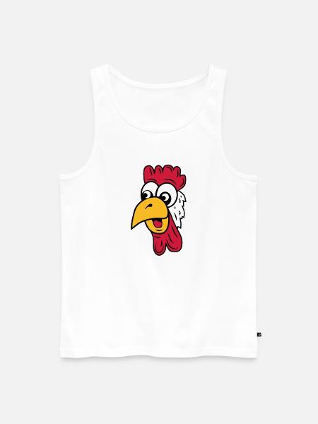 hahn - Men's Premium Organic Tank Top - white