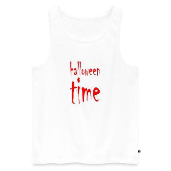 Halloween 3 - Männer Premium Bio Tank Top - Weiß - Vorne - Michal (187cm)