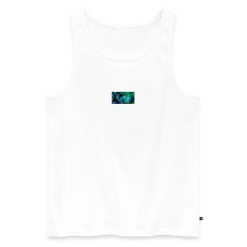 Enjoy Your Day Like Its The Last! Motivation. - Männer Premium Bio Tank Top - Weiß - Vorne - AI Model Male 178 light (178cm)