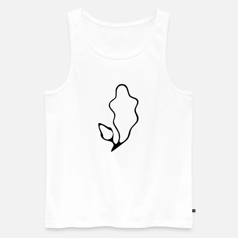 Pony Kleinpferde Brand - Männer Premium Bio Tank Top - Weiß