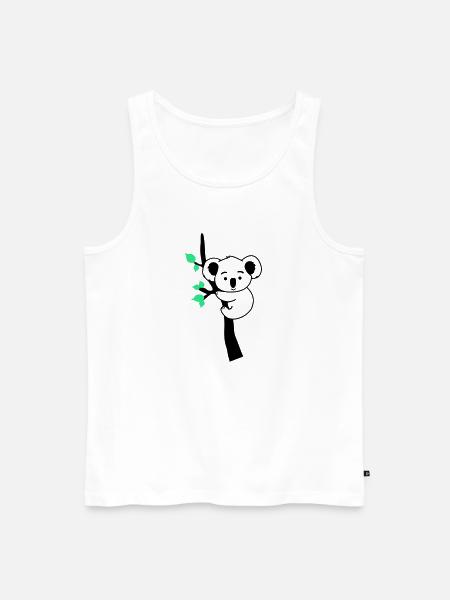 koalabär - Männer Premium Bio Tank Top - Weiß