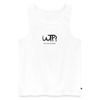 It´s not chinese - Männer Premium Bio Tank Top - Weiß - Vorne - AI Model Male 178 light (178cm)