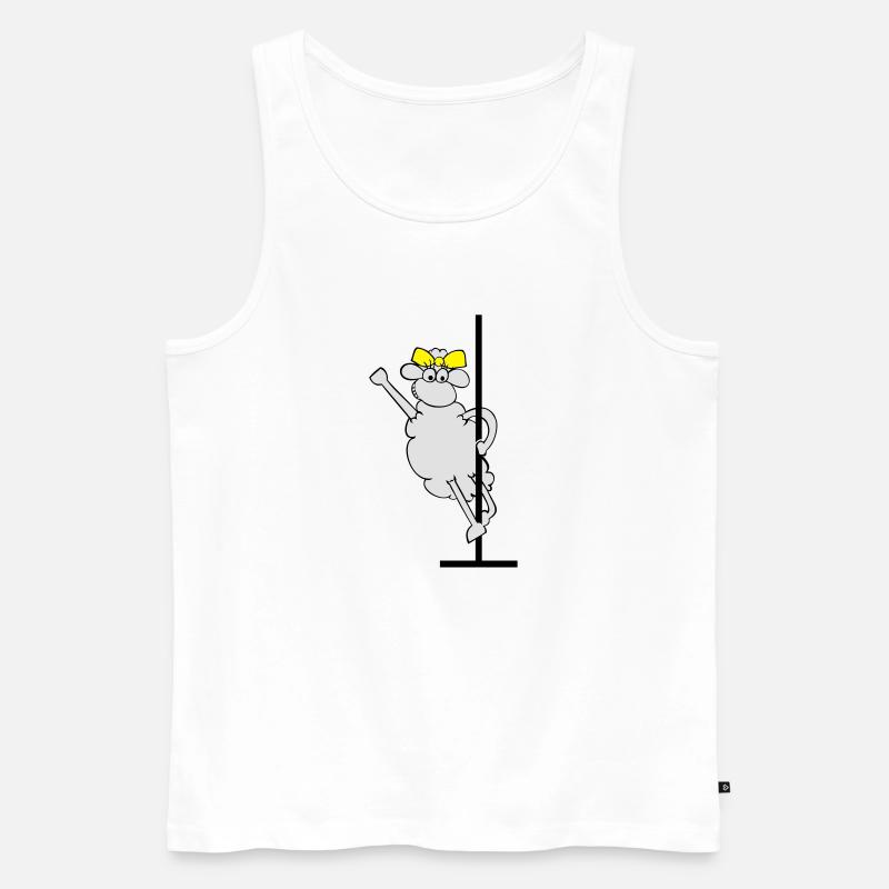 poleschaf - Männer Premium Bio Tank Top - Weiß