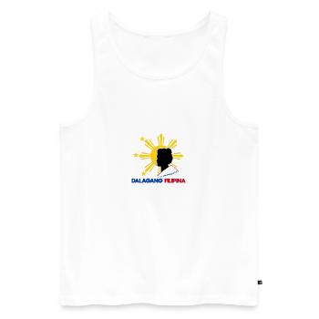 Philippinen Filipina Flagge Dalagang I Geschenk - Männer Premium Bio Tank Top - Weiß - Vorne - Michal (187cm)