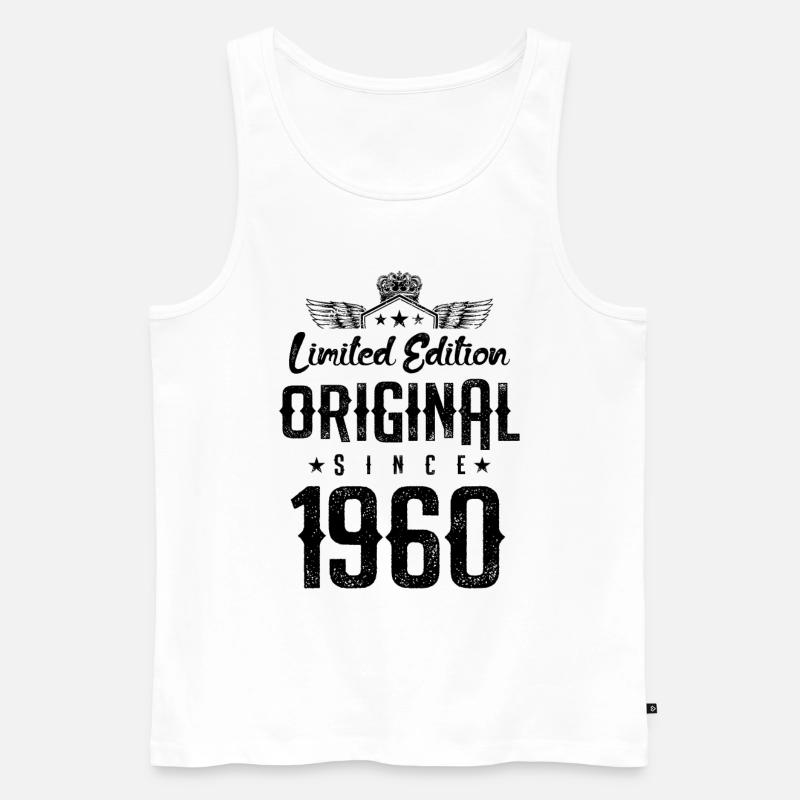 Édition limitée 1960 - Débardeur bio Premium Homme - blanc