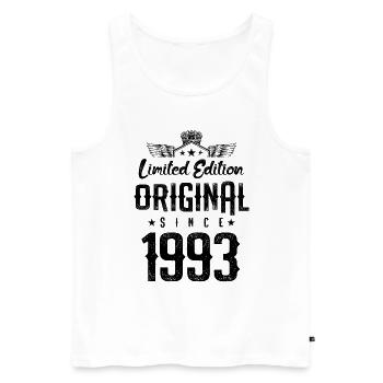Édition limitée 1993 - Débardeur bio Premium Homme - blanc - Devant - Michal (187cm)