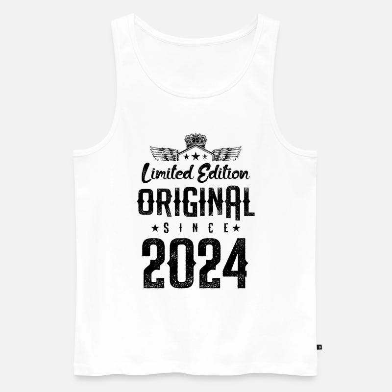 2024 limited edition - Männer Premium Bio Tank Top - Weiß