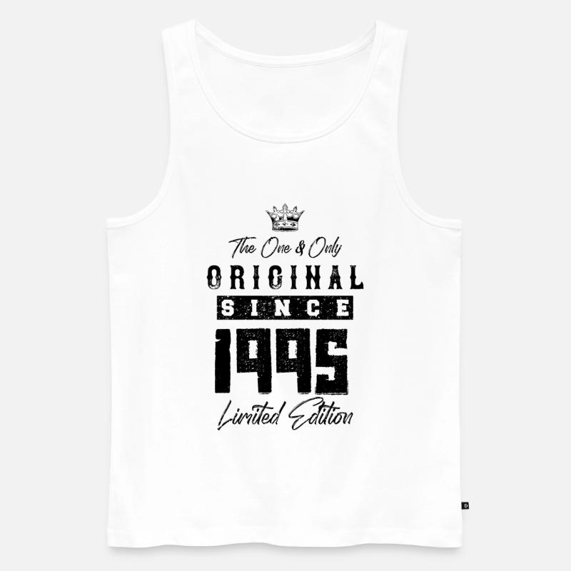 1995 limited edition - Männer Premium Bio Tank Top - Weiß