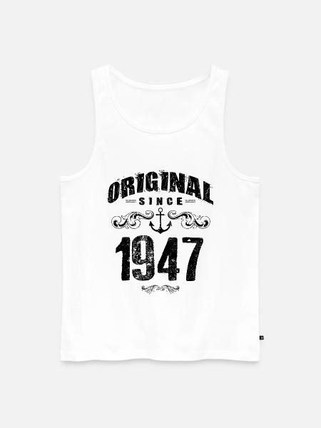 1947 original since - Men's Premium Organic Tank Top - white