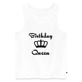 Geburtstag, Geburtstag, Geburtstag, Geburtstag, Geburtstag - Männer Premium Bio Tank Top - Weiß - Vorne - Michal (187cm)