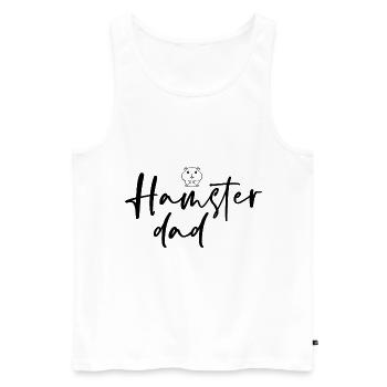 Hamster Dad Graphic Hamster Pet Owner Animal Lover - Männer Premium Bio Tank Top - Weiß - Vorne - Michal (187cm)