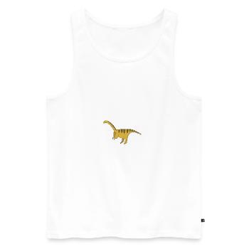 Kawaii fossile cadeau de dinosaure préhistorique Comic - Débardeur bio Premium Homme - blanc - Devant - Michal (187cm)